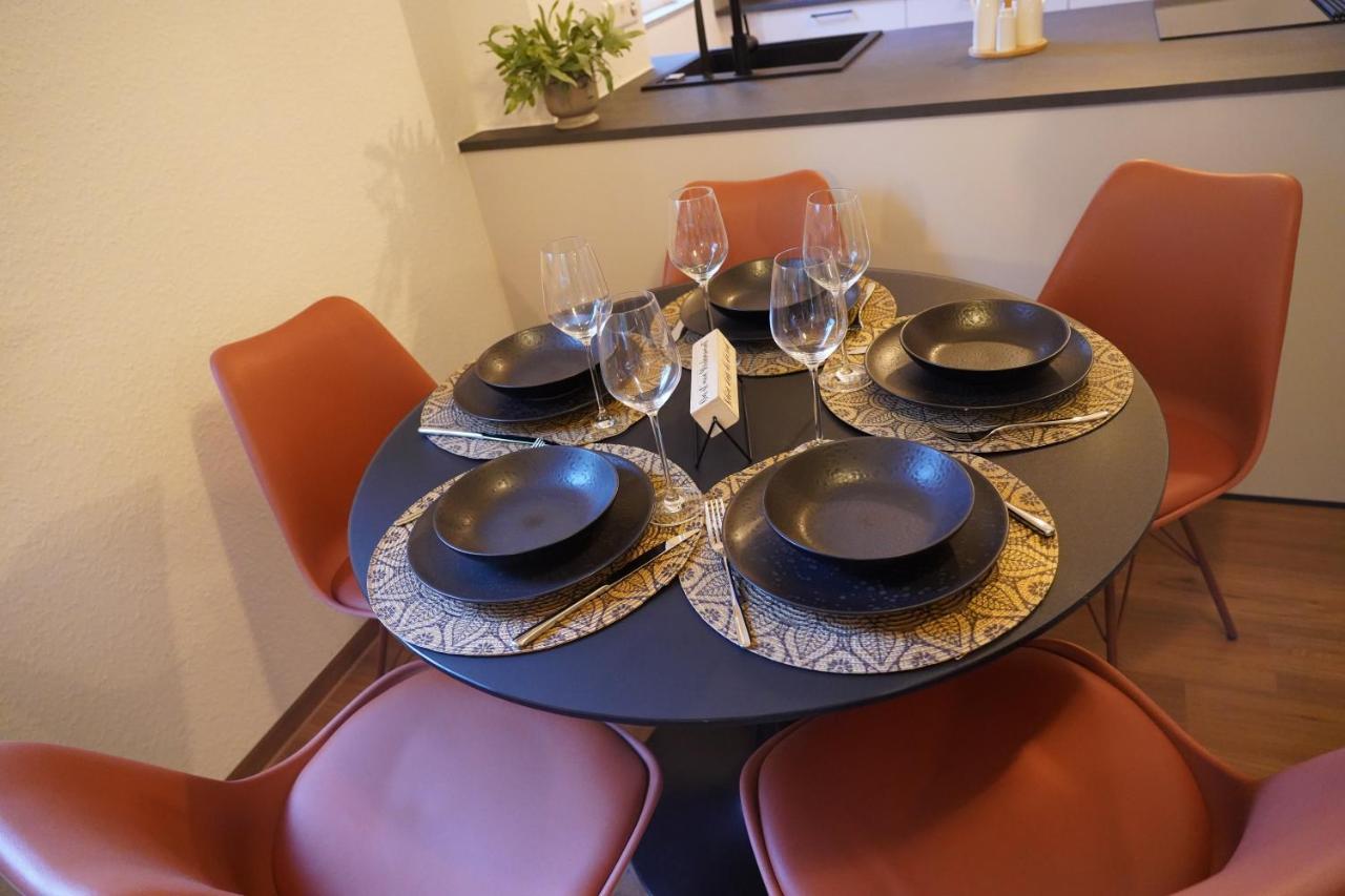 Design-Apartment I Direkt Im Zentrum I Boxspring I Nespresso I Terrasse Mit Garten I Parkplatz บาดโครซิงเงน ภายนอก รูปภาพ