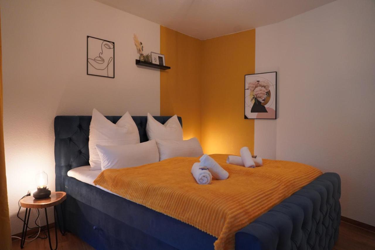 Design-Apartment I Direkt Im Zentrum I Boxspring I Nespresso I Terrasse Mit Garten I Parkplatz บาดโครซิงเงน ภายนอก รูปภาพ